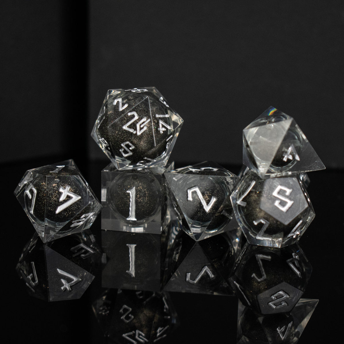 Pre-Order || Ashes of My Enemies Liquid Core Dice Set