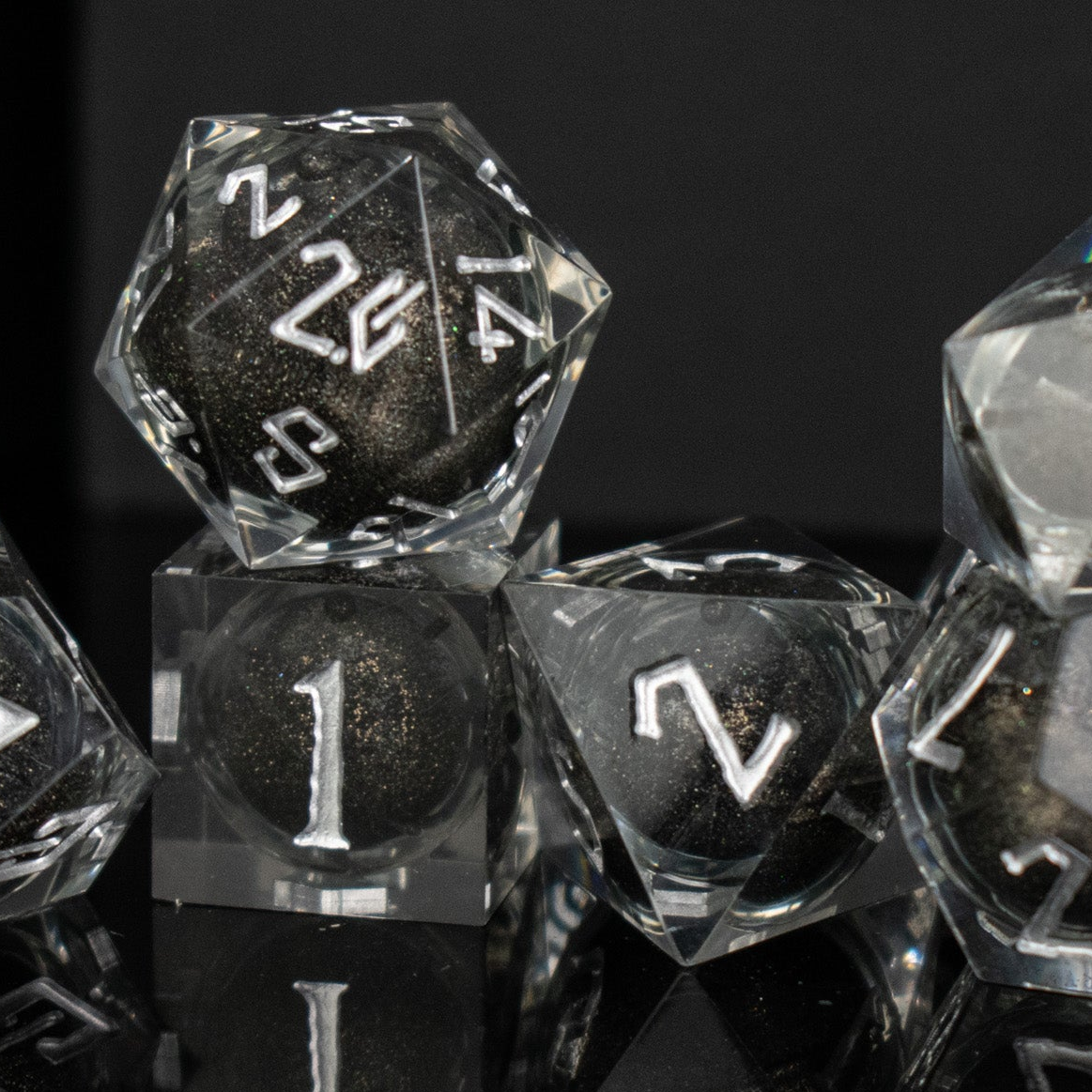Pre-Order || Ashes of My Enemies Liquid Core Dice Set