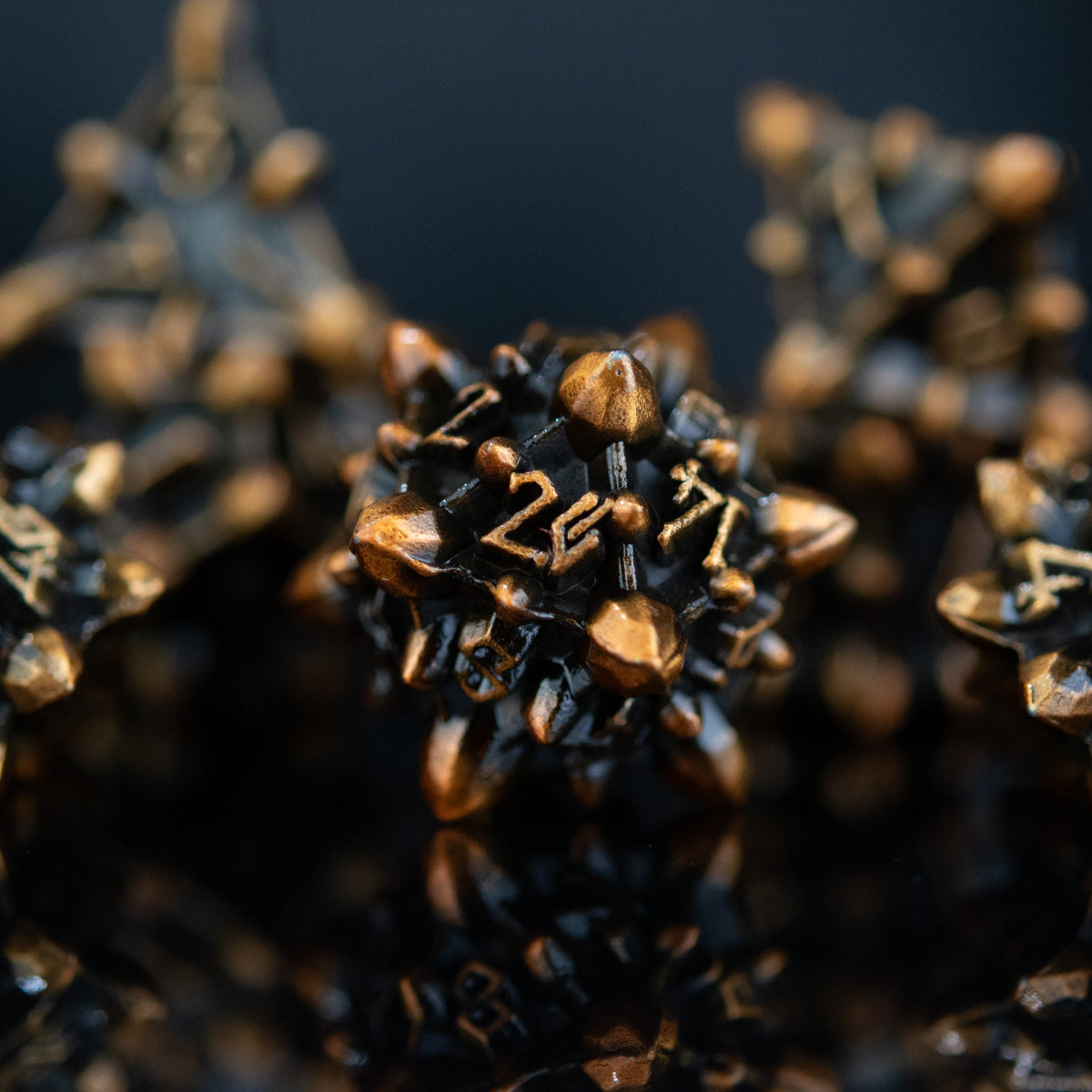 PRE-ORDER || Asteroid Fields Metal Dice Set - Herculina