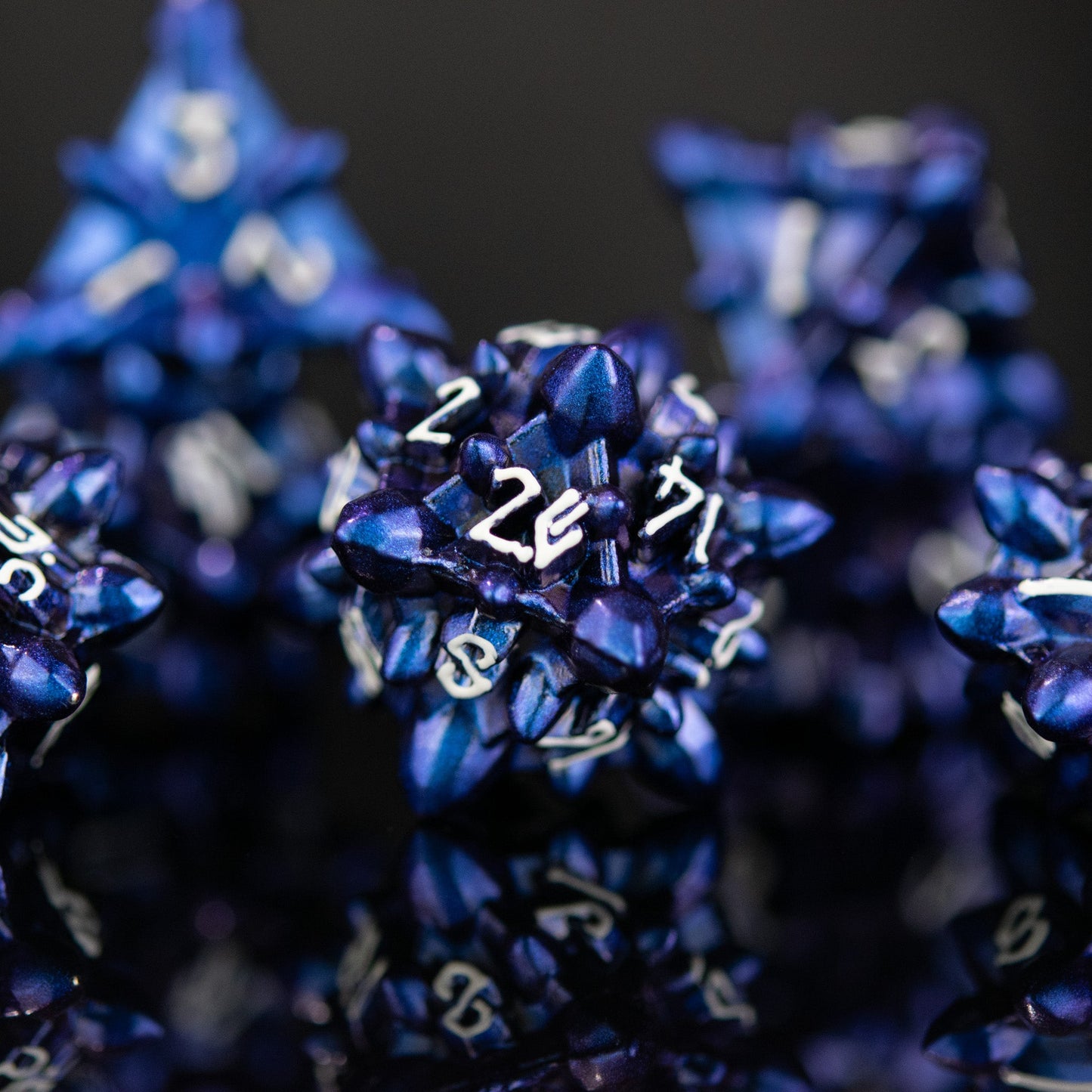 PRE-ORDER || Asteroid Fields Metal Dice Set - Icarus