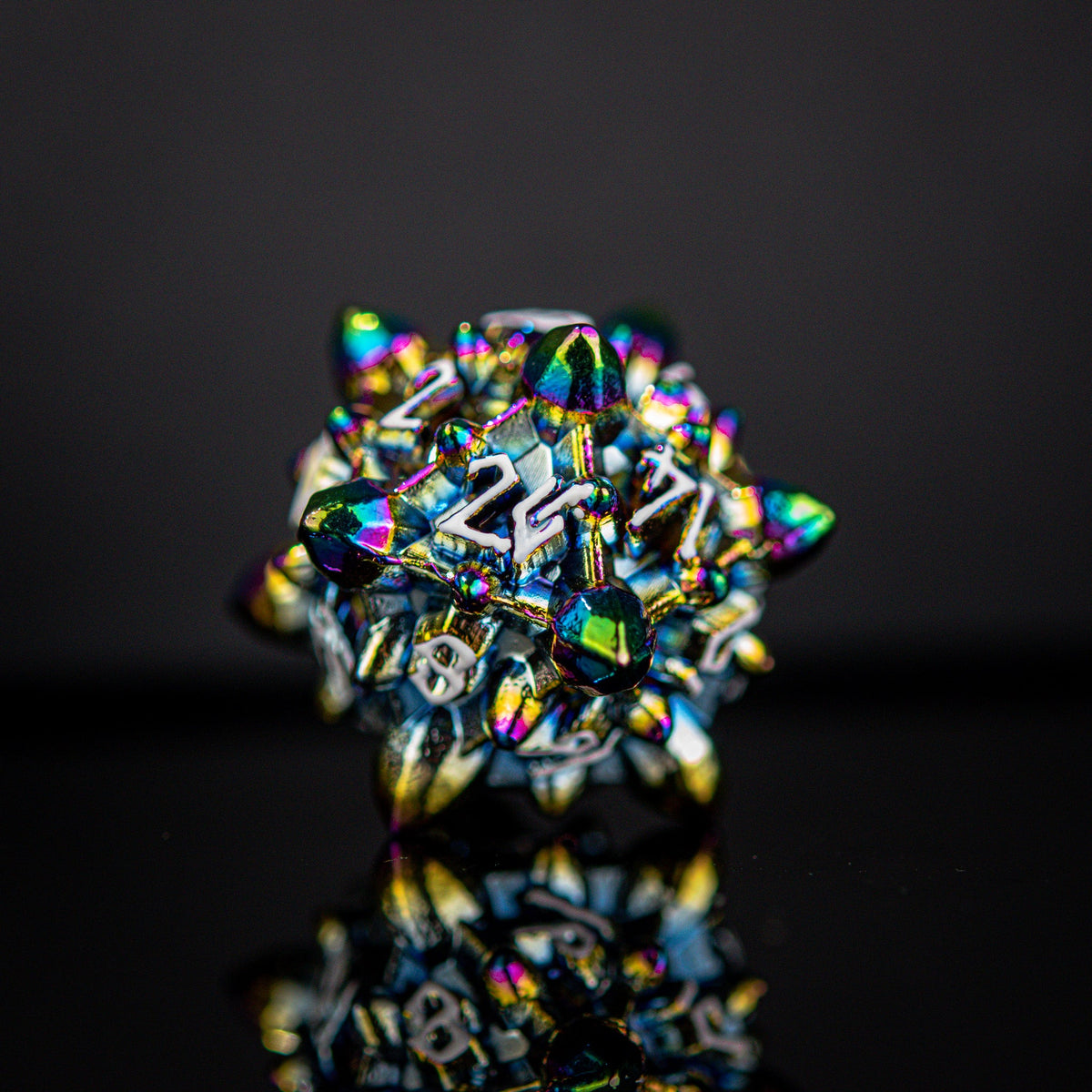 PRE-ORDER || Asteroid Fields Metal Dice Set - Iris