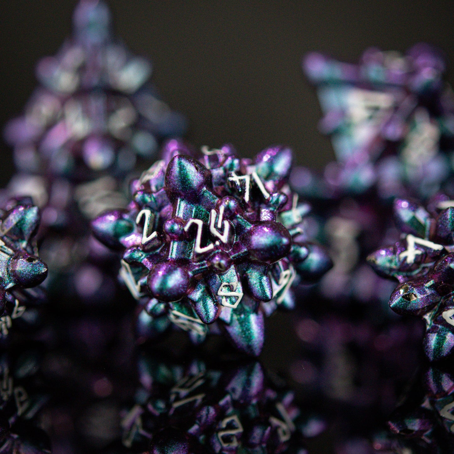 PRE-ORDER || Asteroid Fields Metal Dice Set - Juno