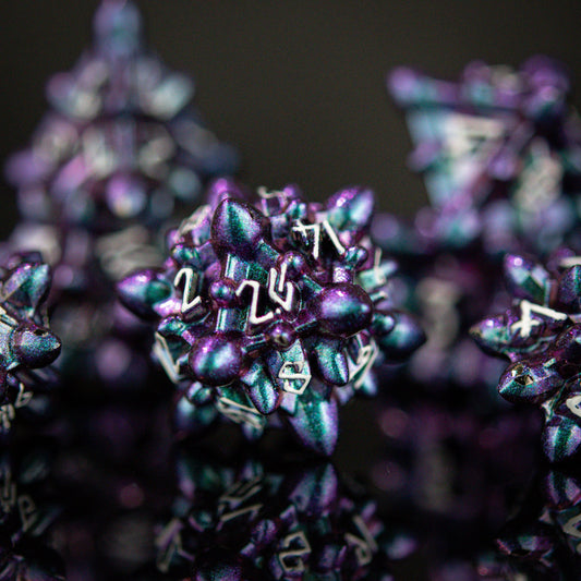 PRE-ORDER || Asteroid Fields Metal Dice Set - Juno