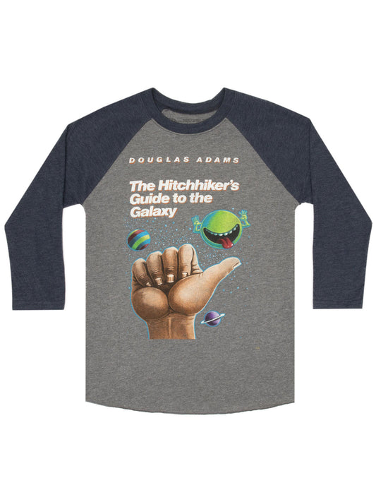 The Hitchhiker's Guide to the Galaxy Unisex 3/4-Sleeve Raglan