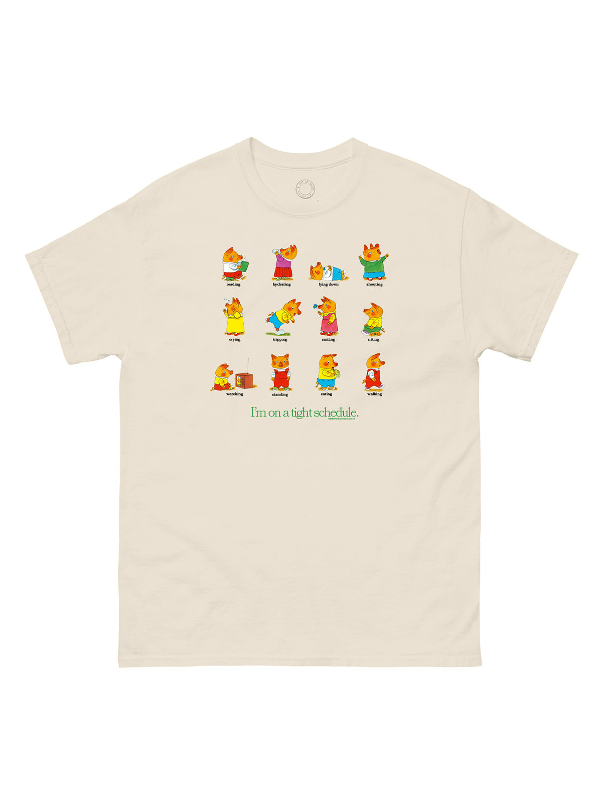 Richard Scarry: Tight Schedule Unisex T-Shirt