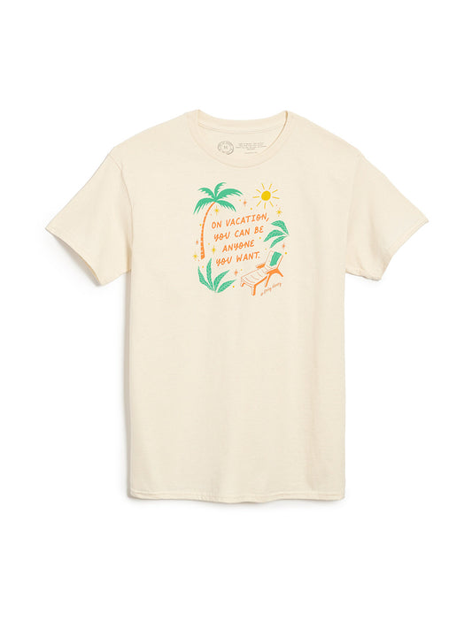Emily Henry: On Vacation You Can Be Anyone You Want Unisex T-Shirt
