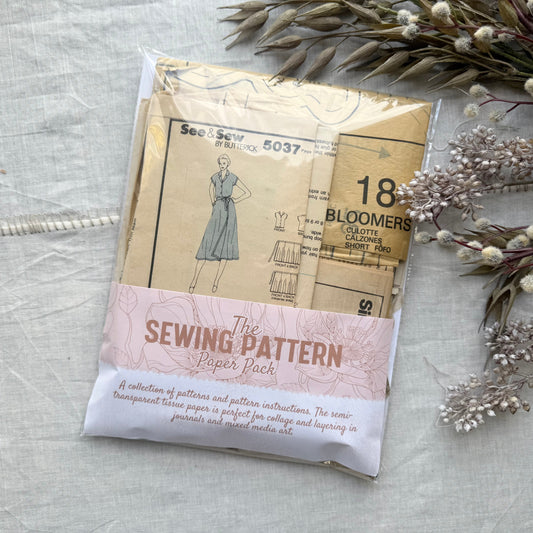 Assorted Vintage Patterns and Instruction Sheets