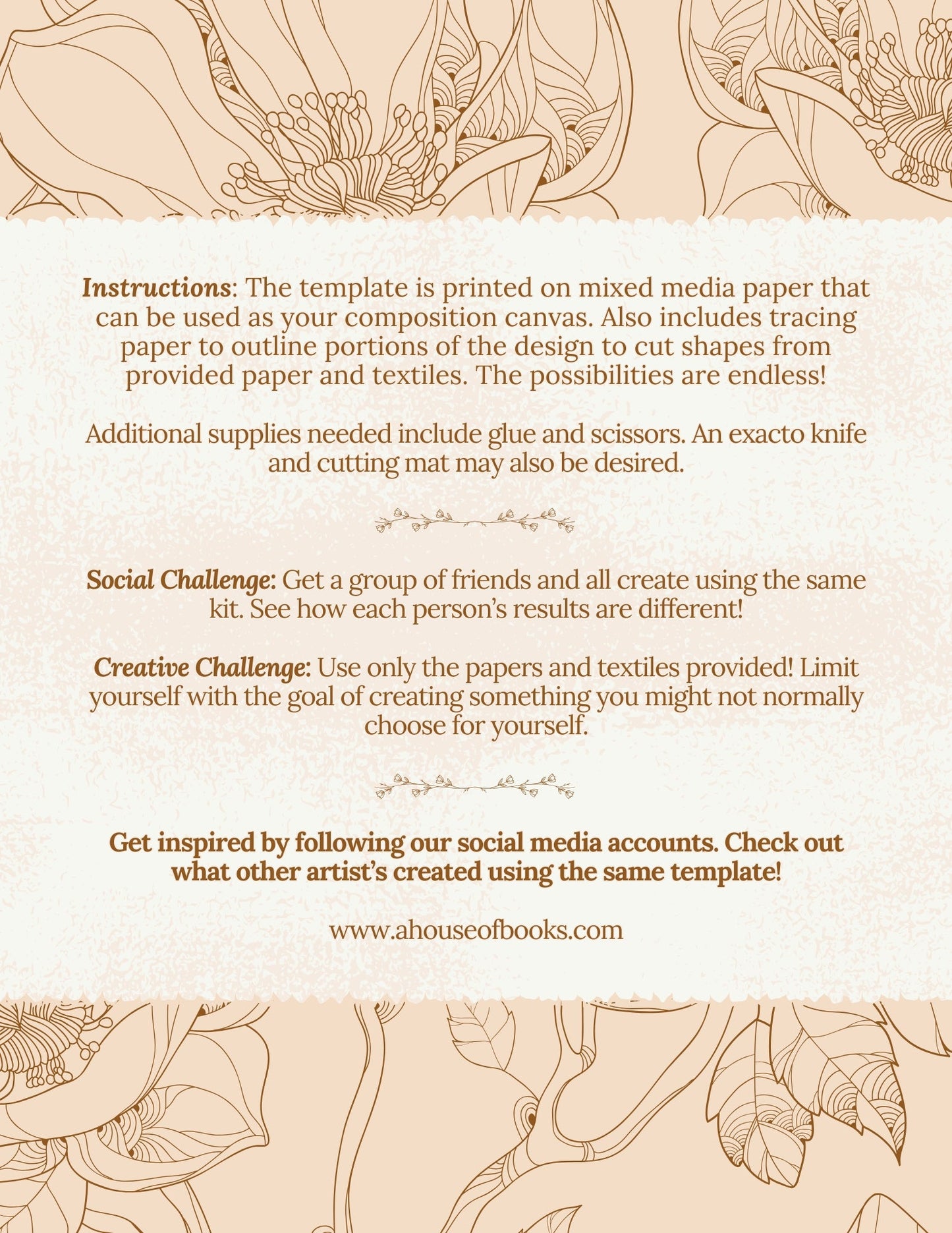 Art Prompt Kit- Butterfly