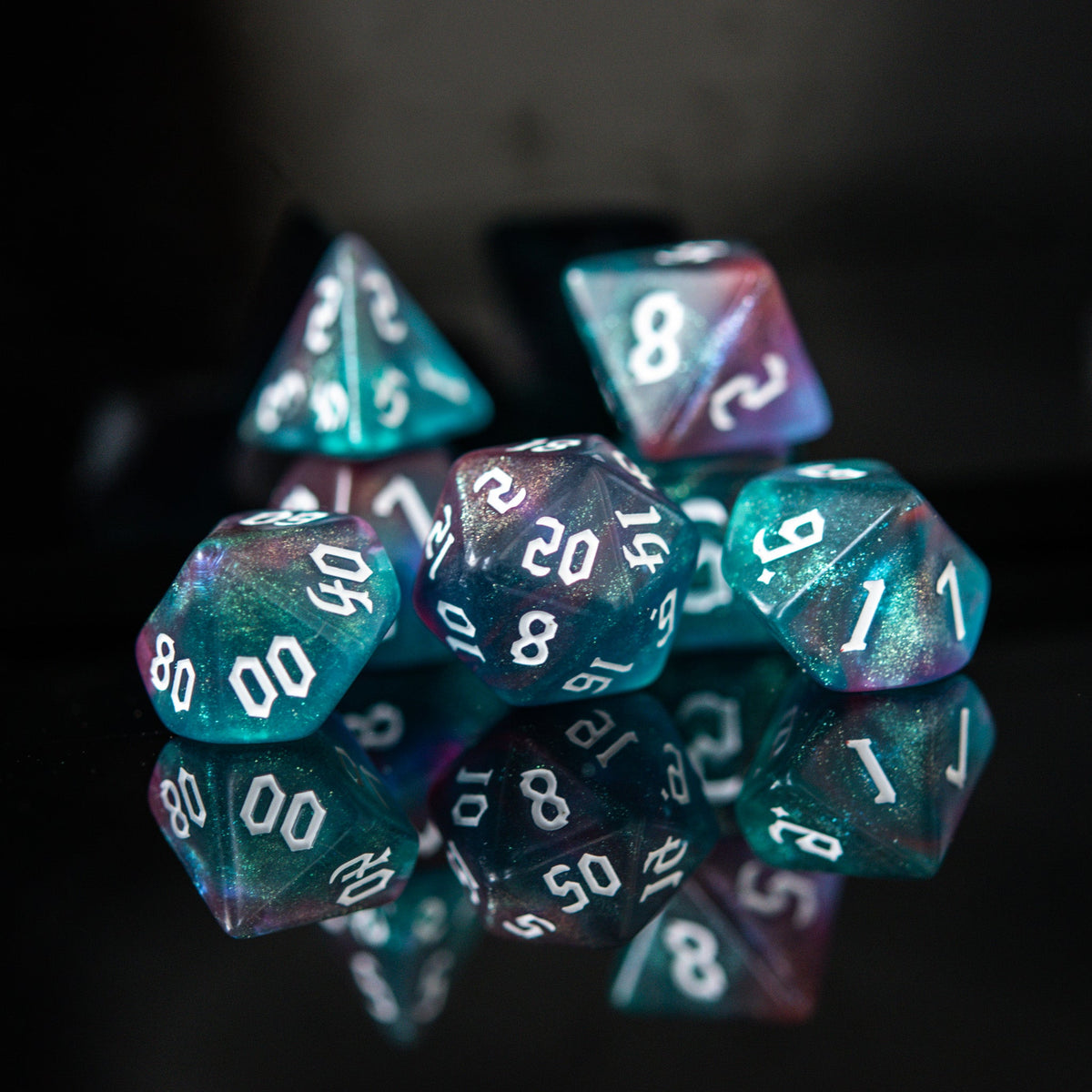 Pre-Order || Bard Class Acrylic Dice Set
