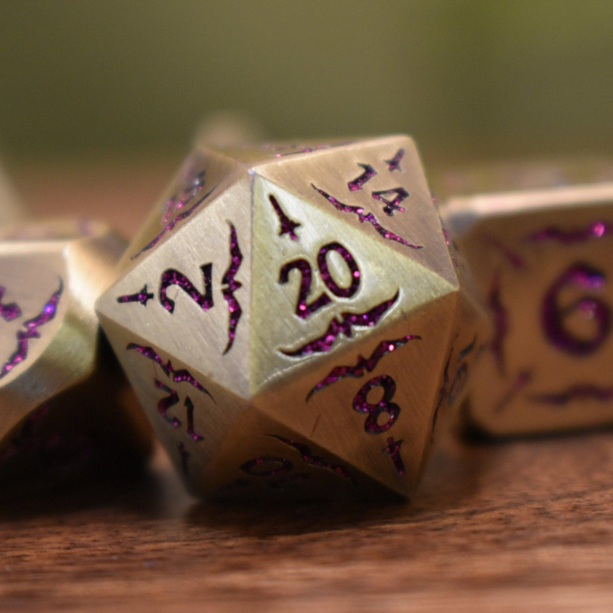 PRE-ORDER || Blade of the Maiden Metal Dice Set