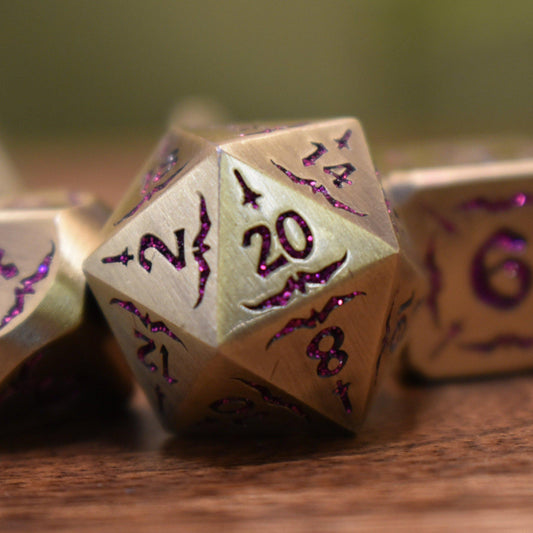PRE-ORDER || Blade of the Maiden Metal Dice Set