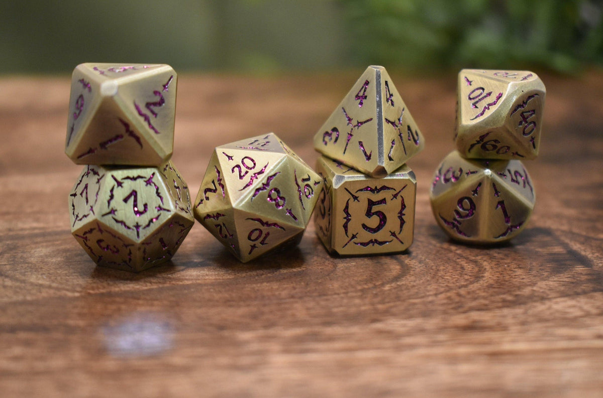 PRE-ORDER || Blade of the Maiden Metal Dice Set