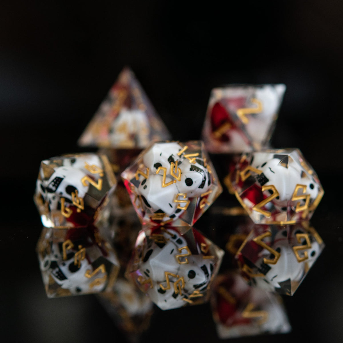 PRE-ORDER || Bloody Corpse Sharp-Edged Resin Dice Set