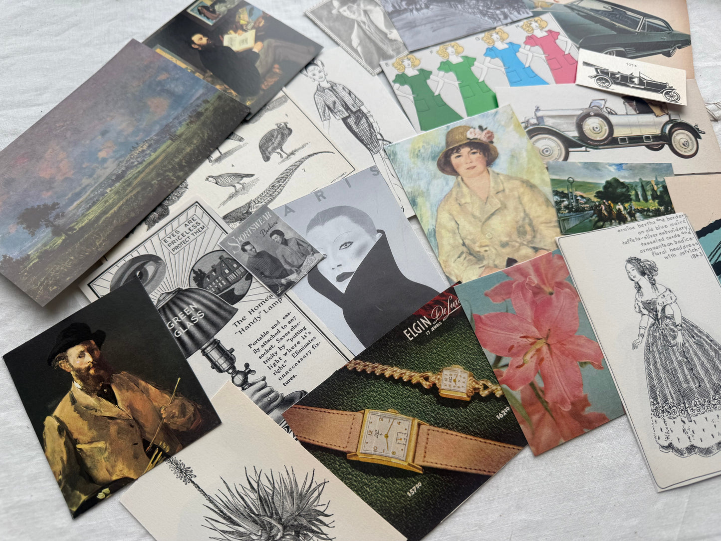 Authentic Vintage Stickers- Handmade