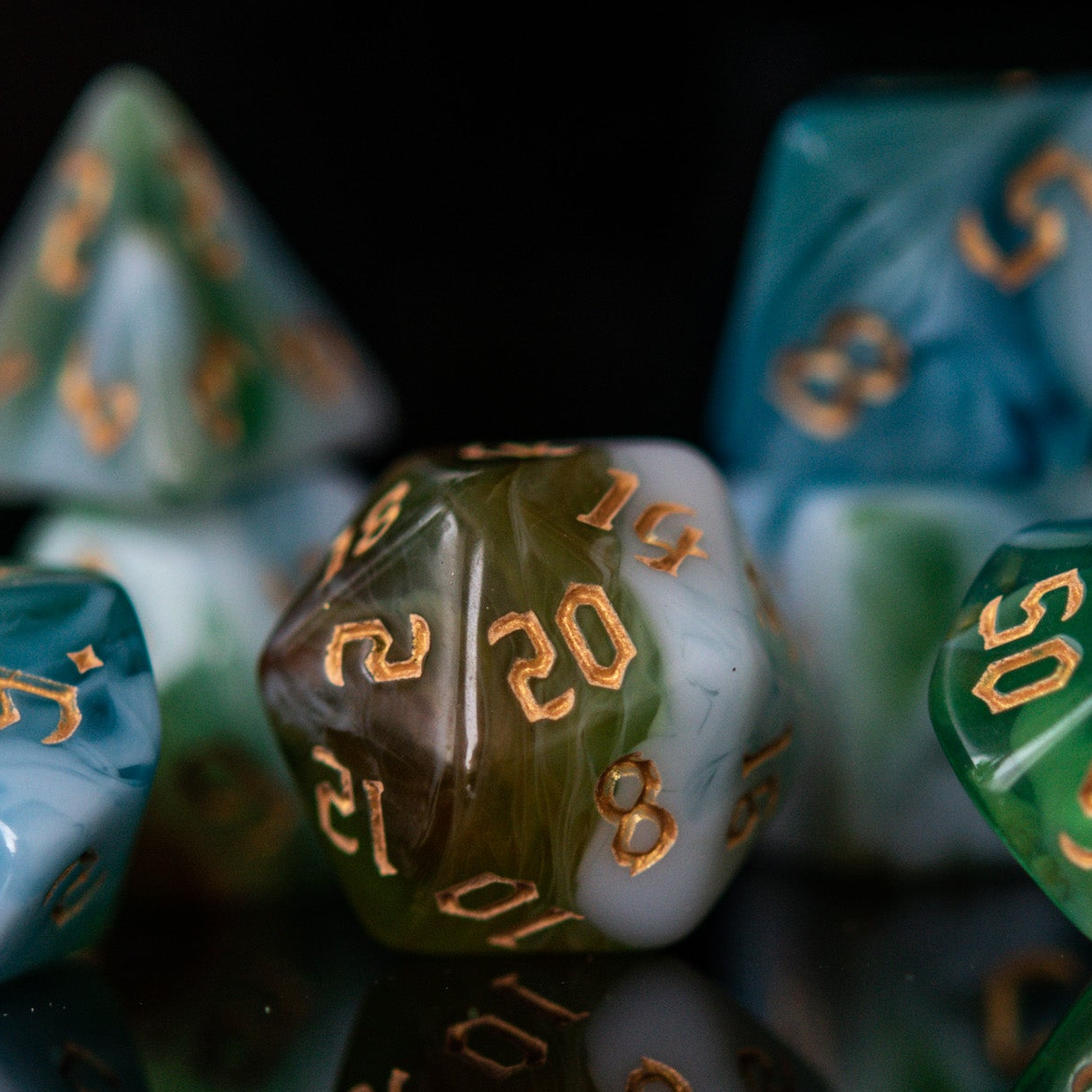 Pre-Order || Cleric Class Acrylic Dice Set