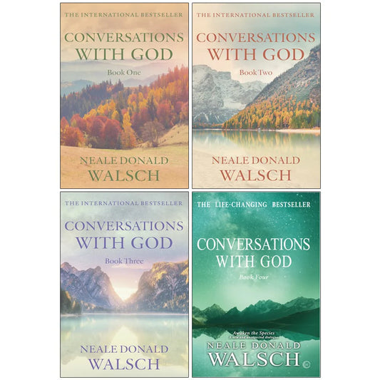 Conversations with God Neale Donald Walsch 4 Books Collection Set