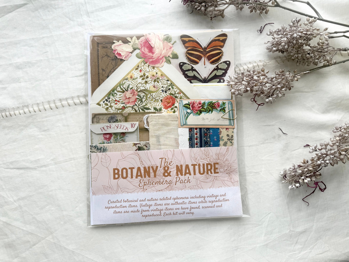 Botanical and Nature Ephemera Kit