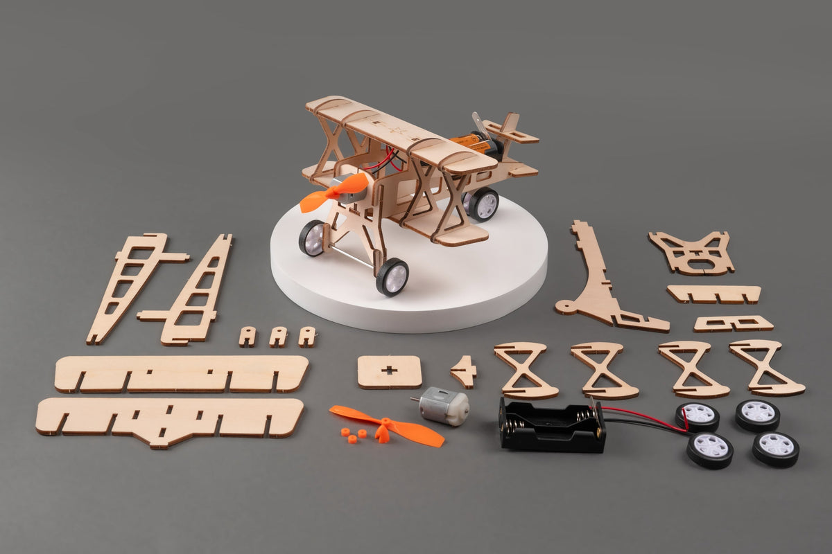 Propeller Plane DIY Kit, Educational STEM Toy
