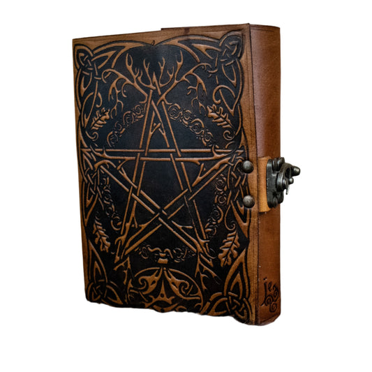 "Earth Pentacle" Leather Journal