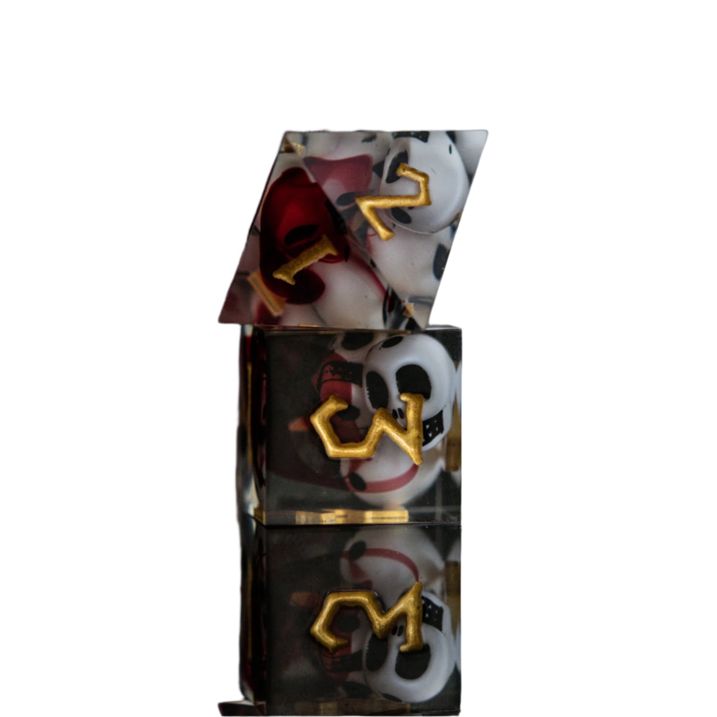 Bloody Corpse Sharp-Edged Resin Dice Set