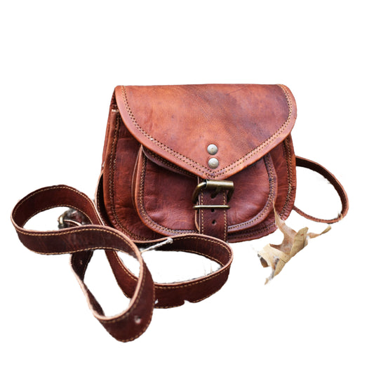 The Rogue Leather Satchel - Small (Tan)
