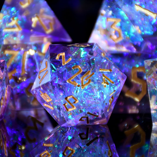 Astral Projection Sharp-Edged Resin Dice Set