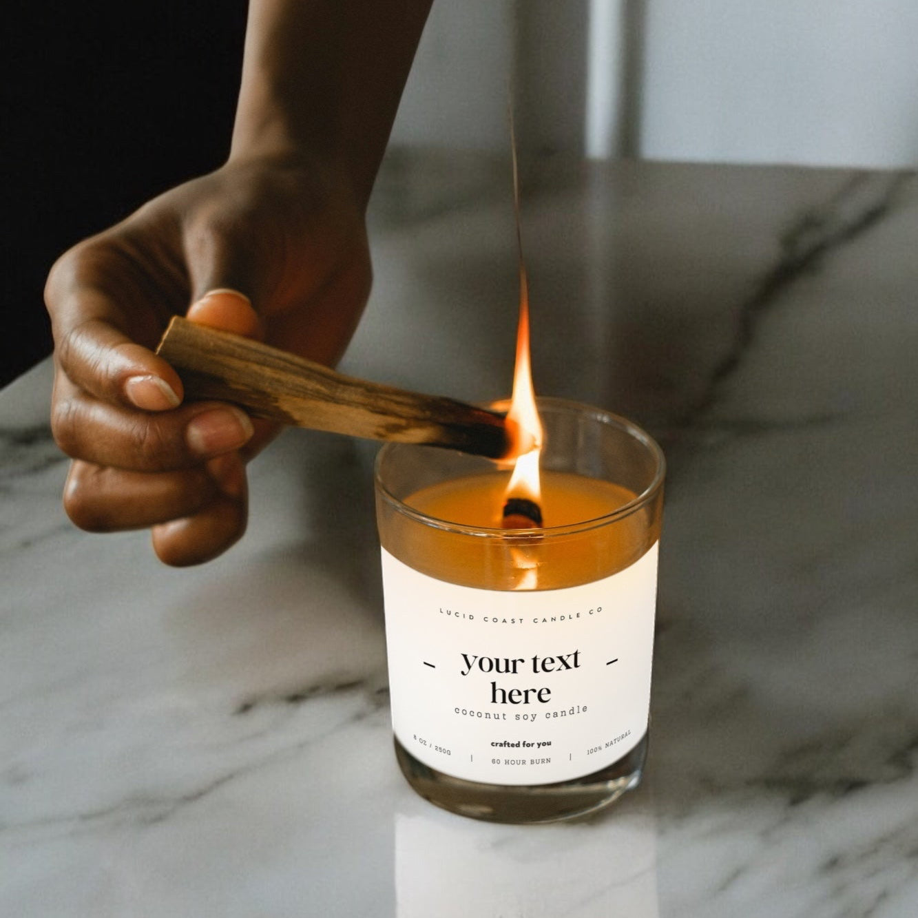 Personalized Custom Massage Candle