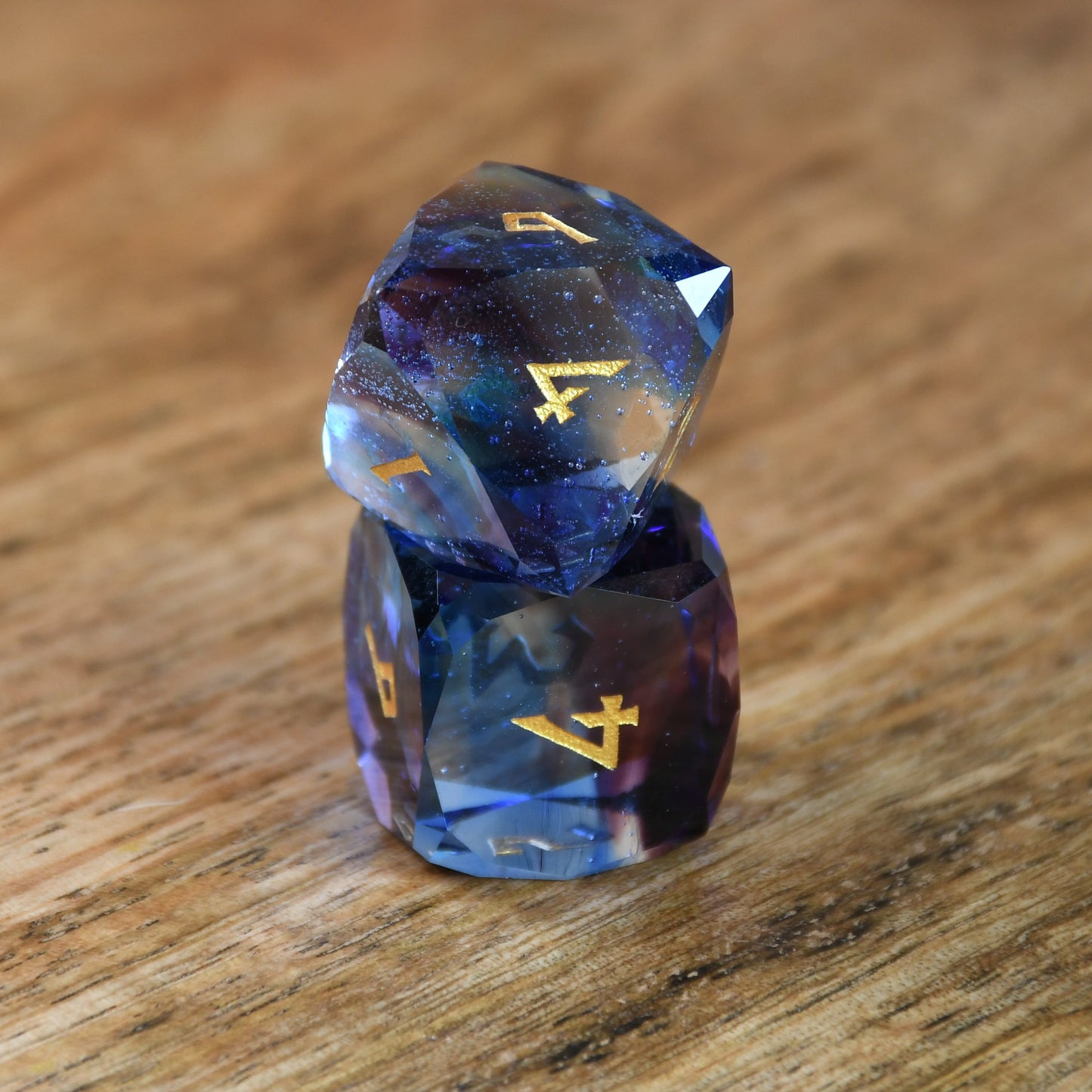 Pre-Order || Enchanted Waters Multifaceted Glass Dice Set