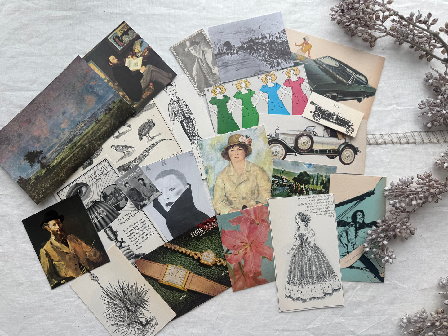 Authentic Vintage Stickers- Handmade