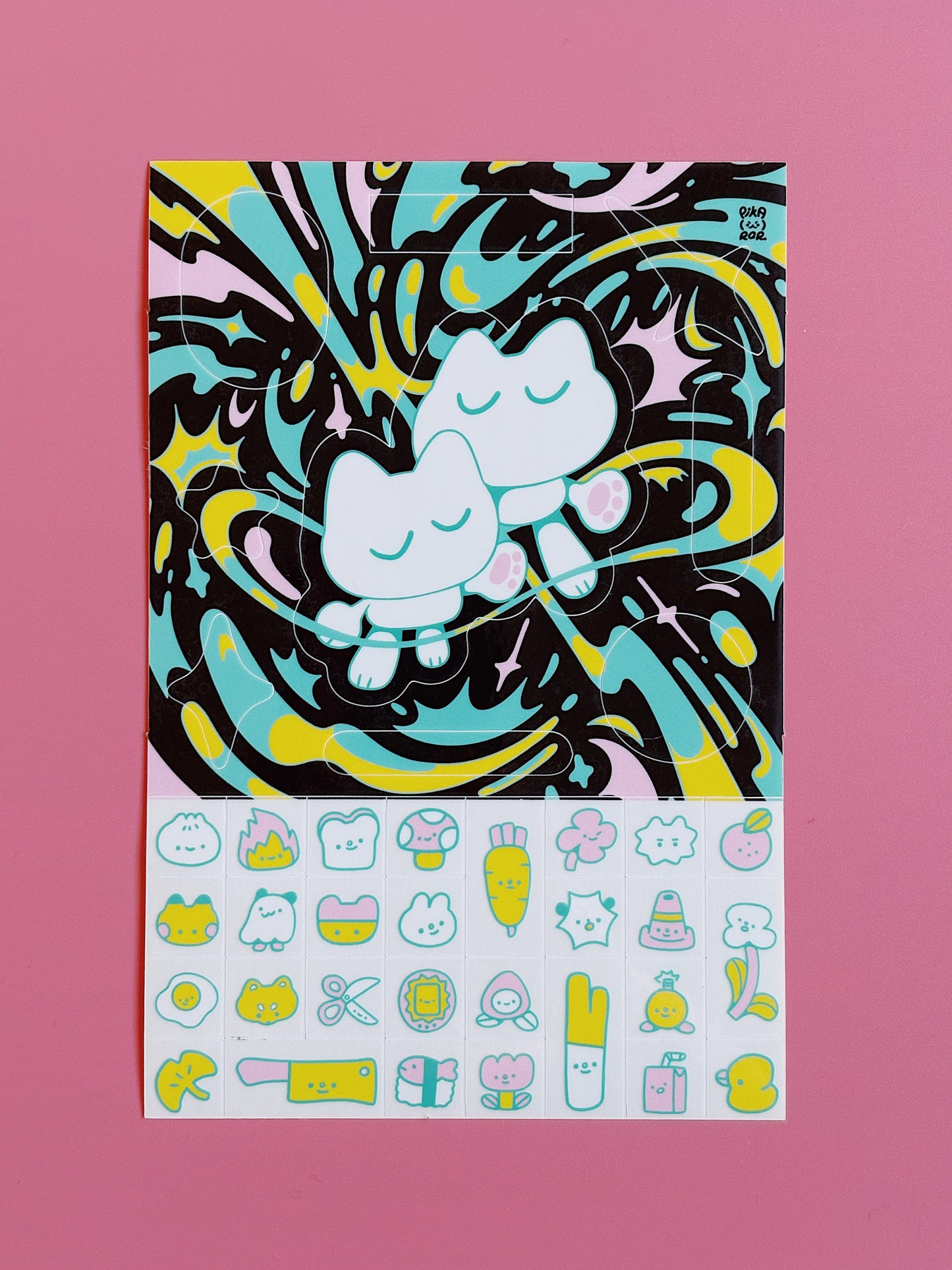 Transparent Swoosh Stickersheet