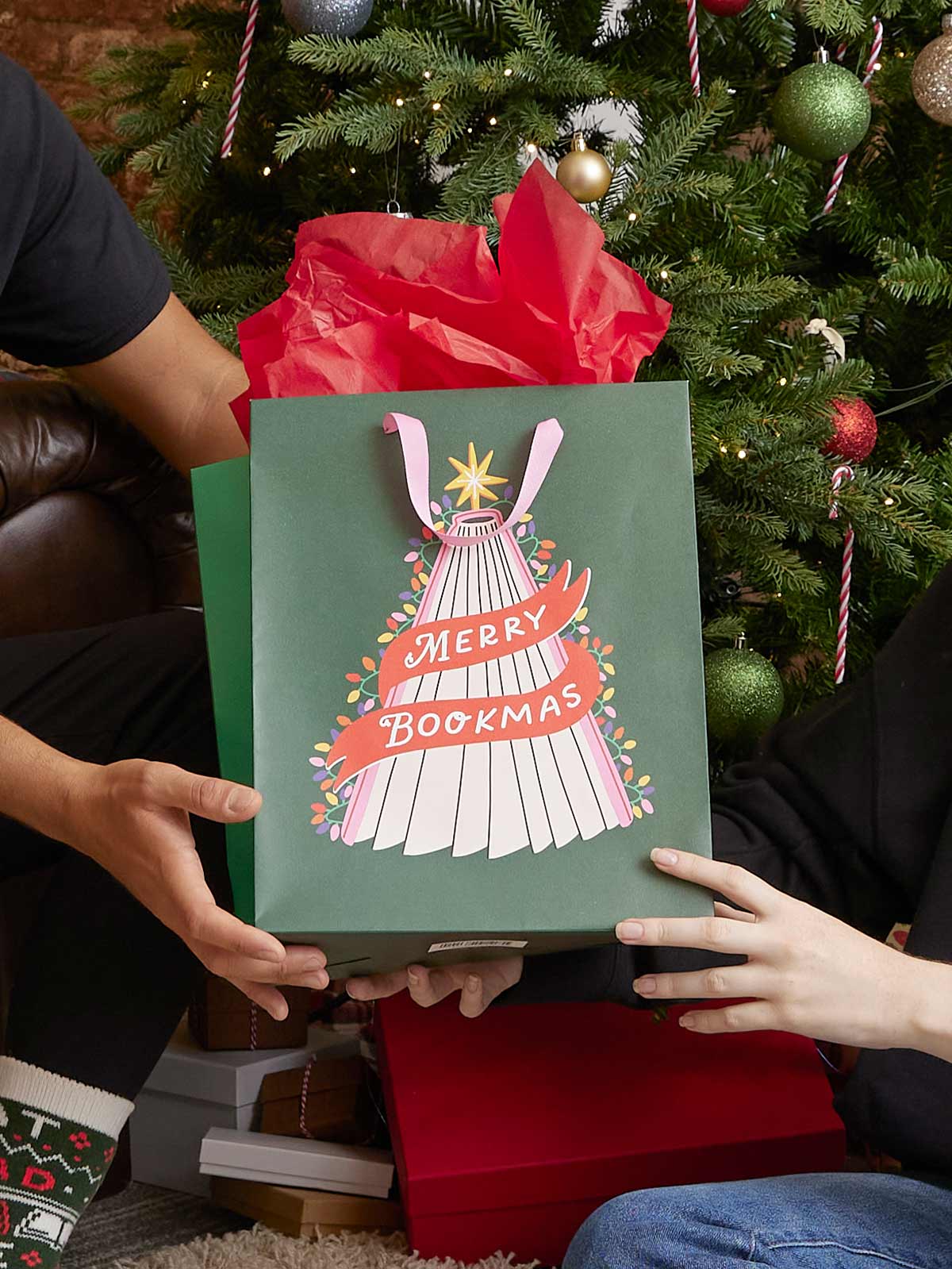 Merry Bookmas Large Gift Bag (2025)