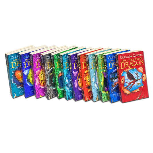 How to Train Your Dragon 12 Books Collection Set - By Cressida Cowell - Paperback