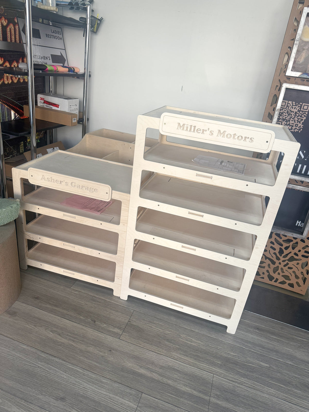 CADEN- Toy Car Ramp + Storage (Copy)