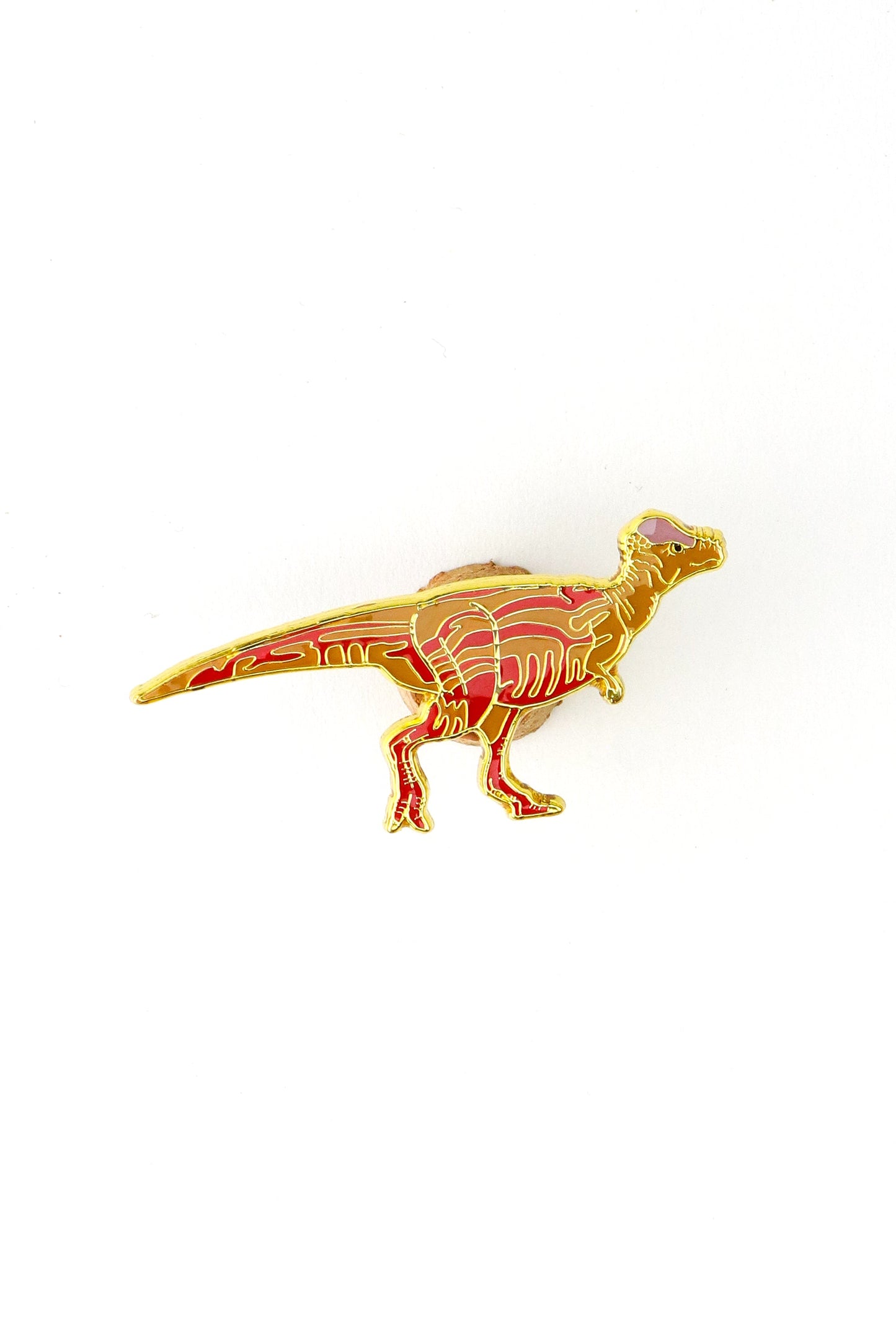 Pachycephalosaurus Enamel Pin (Pachycephalosaurus wyomingensis)