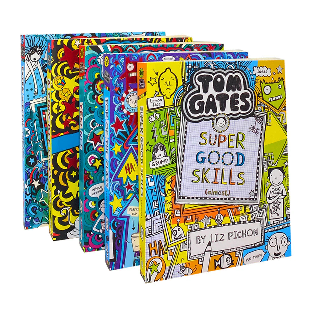 Tom Gates 5 Book Collection By Liz Pichon - Series 2 - Books 6 to 10