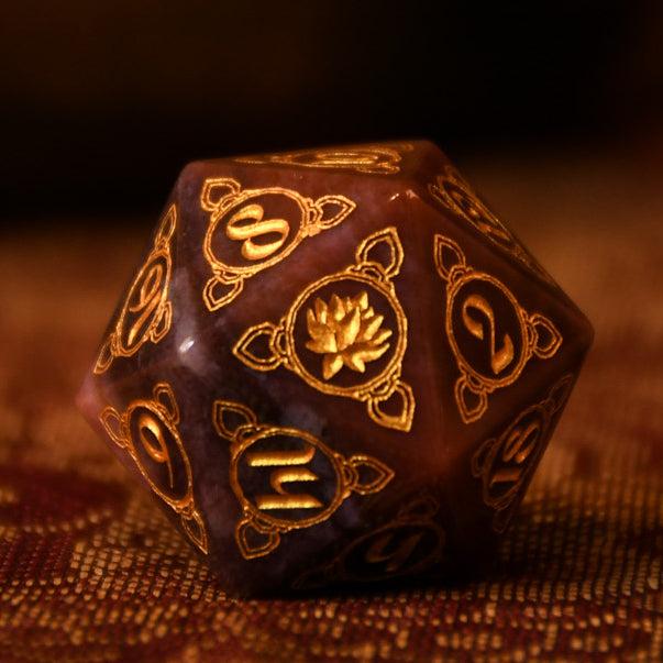 Pre-Order || Indian, Indian Agate Stone Dice Set - Dice Around the World Collection
