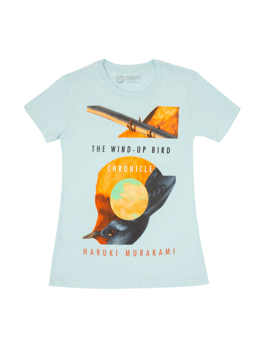 The Wind-Up Bird Chronicle Women’s Crew Blue T-Shirt