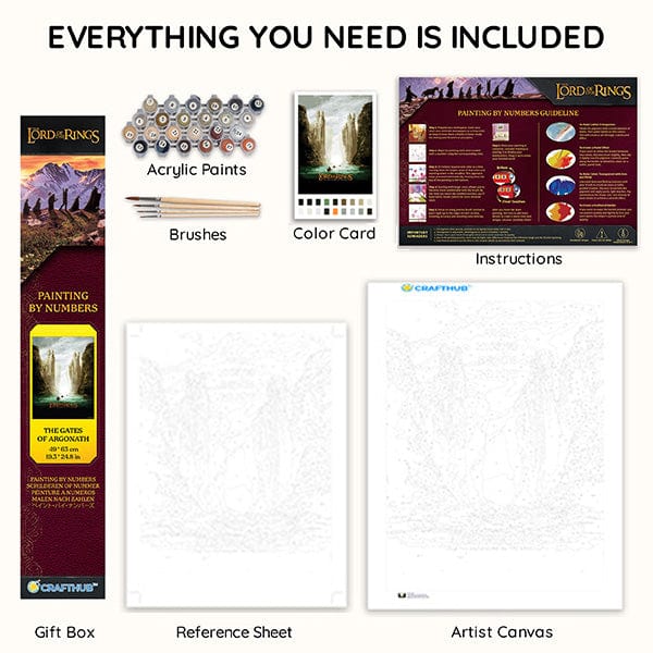 The Gates of Argonath - Paint By Numbers Kit
