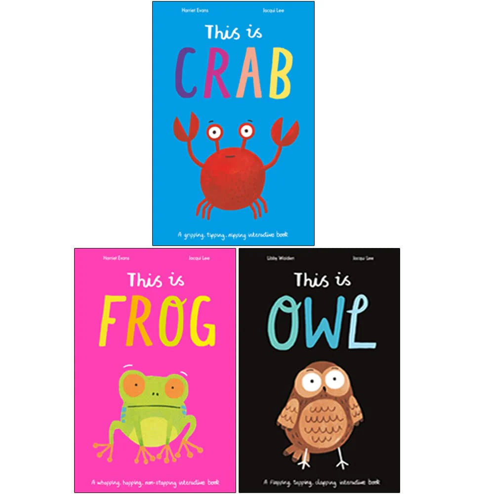 Jacqui Lee Collection – 3 Book Set: This Is Crab, This Is Frog & This Is Owl - By Jacqui Lee - Hardcover