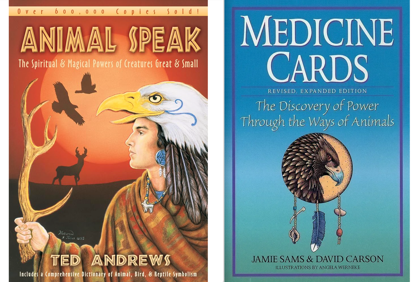 Animal Medicine Bundle: Medicine Cards Deck/Book Set: The Discovery of Power Through the Ways of Animals - And Animal Speak Book