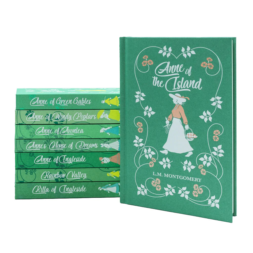 Anne Of Green Gables 8 Books Hardcover Set - The Complete Collection: Anne Of Green Gables, Anne Of Avonlea, Anne Of The Island, Anne Of Windy Poplars, Anne's House Of Dreams, Anne Of Ingleside, Etc