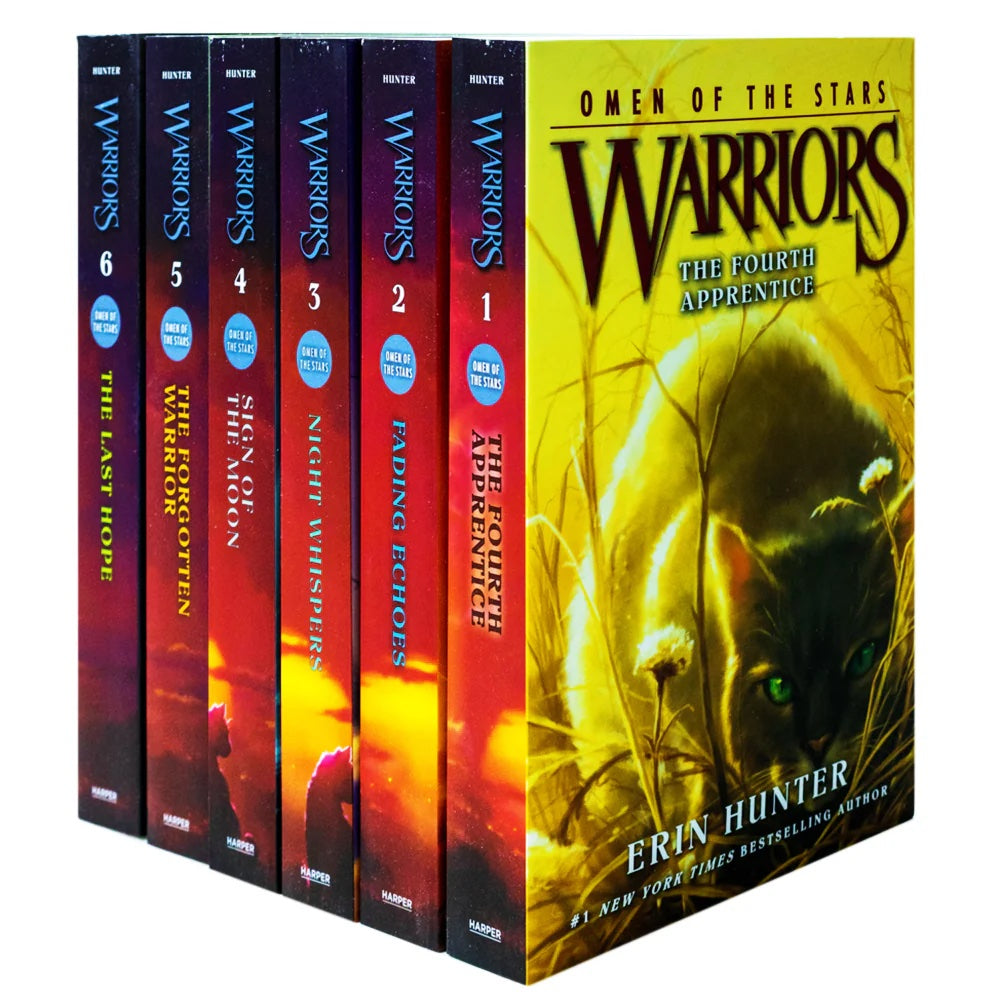 Warriors: Omen of the Stars Box Set: Volumes 1 to 6 By Erin Hunter  - paperback