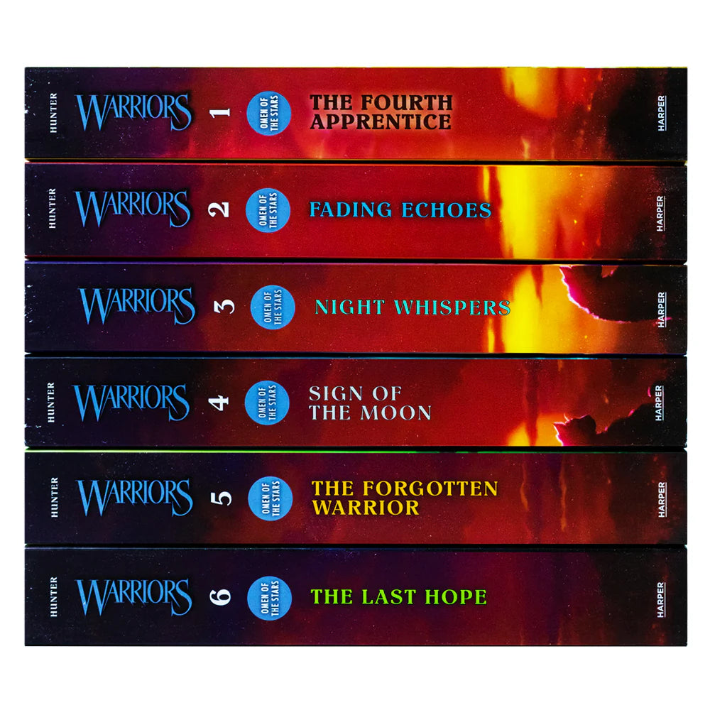 Warriors: Omen of the Stars Box Set: Volumes 1 to 6 By Erin Hunter  - paperback