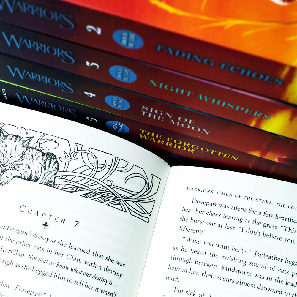 Warriors: Omen of the Stars Box Set: Volumes 1 to 6 By Erin Hunter  - paperback