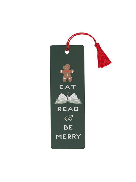 Eat, Read, & Be Merry Bookmark