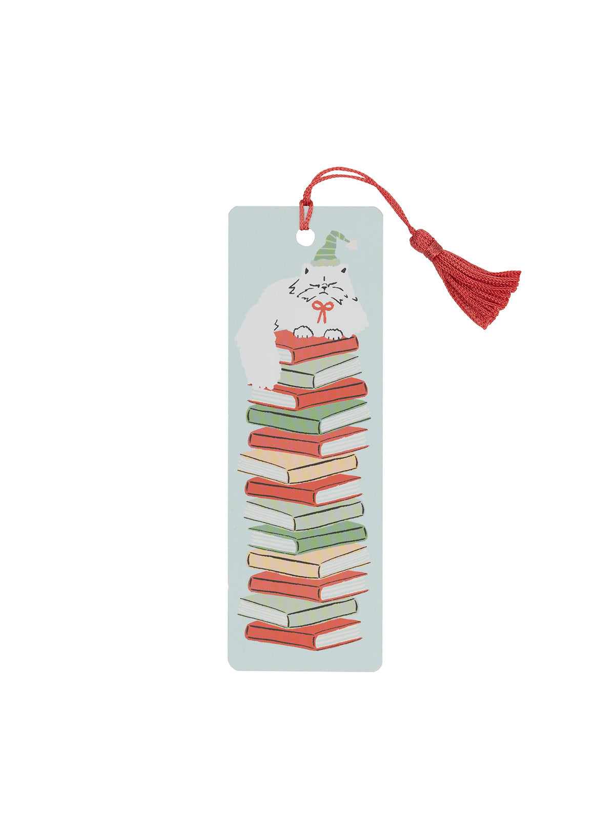 Holiday Cat Stack Bookmark
