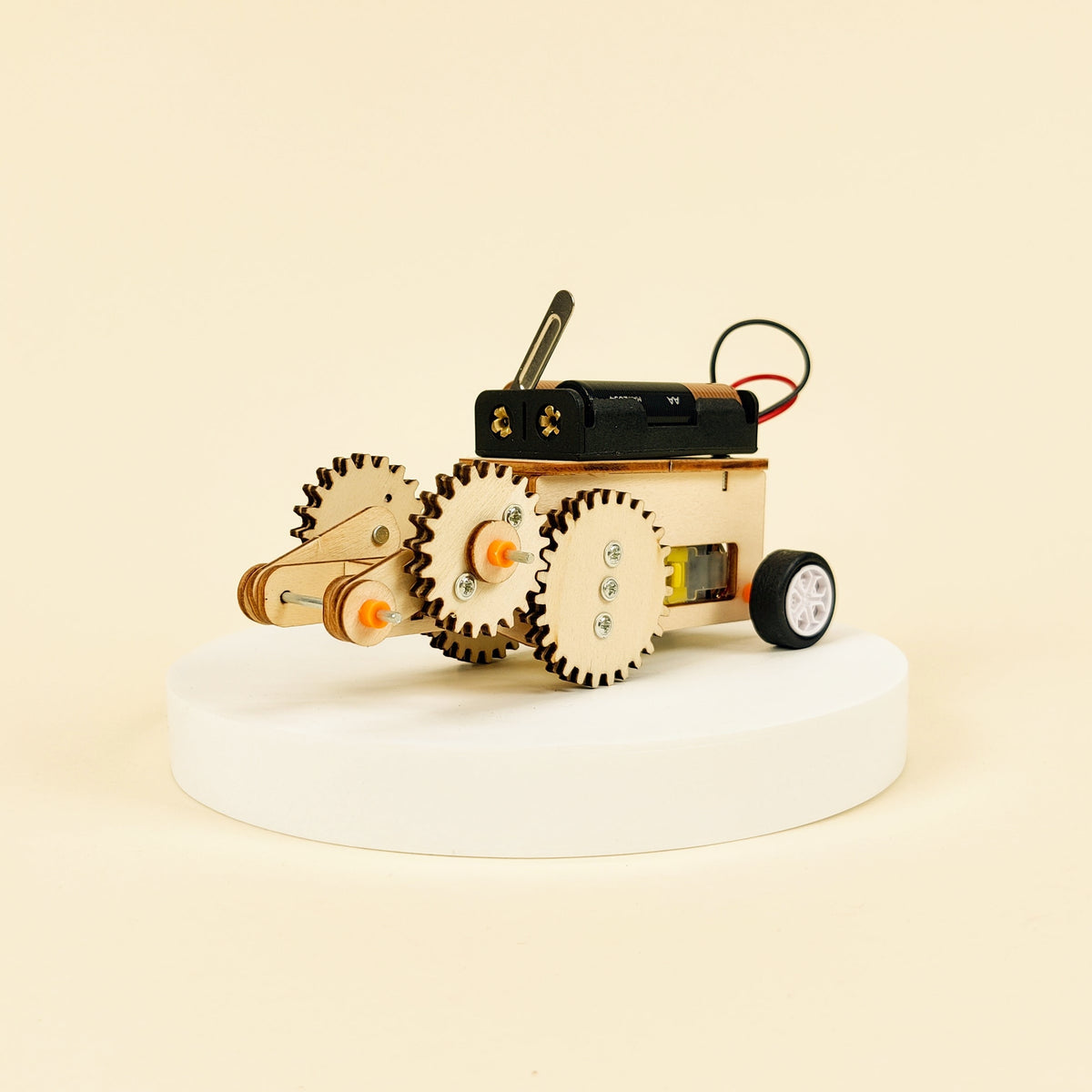 Gear Car DIY Kit, Educational STEM Toy