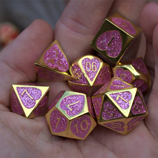 PRE-ORDER || Maiden Lillian's Heart Metal Dice Set