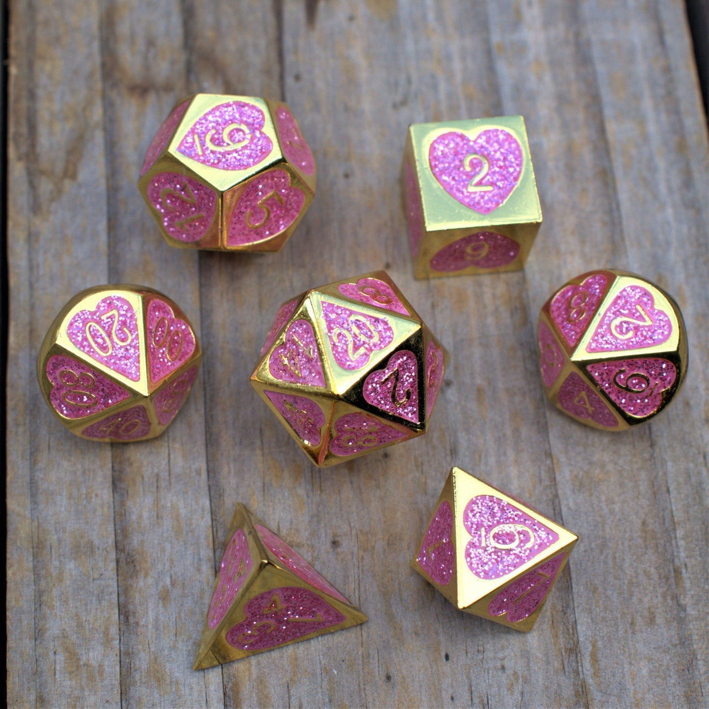 PRE-ORDER || Maiden Lillian's Heart Metal Dice Set