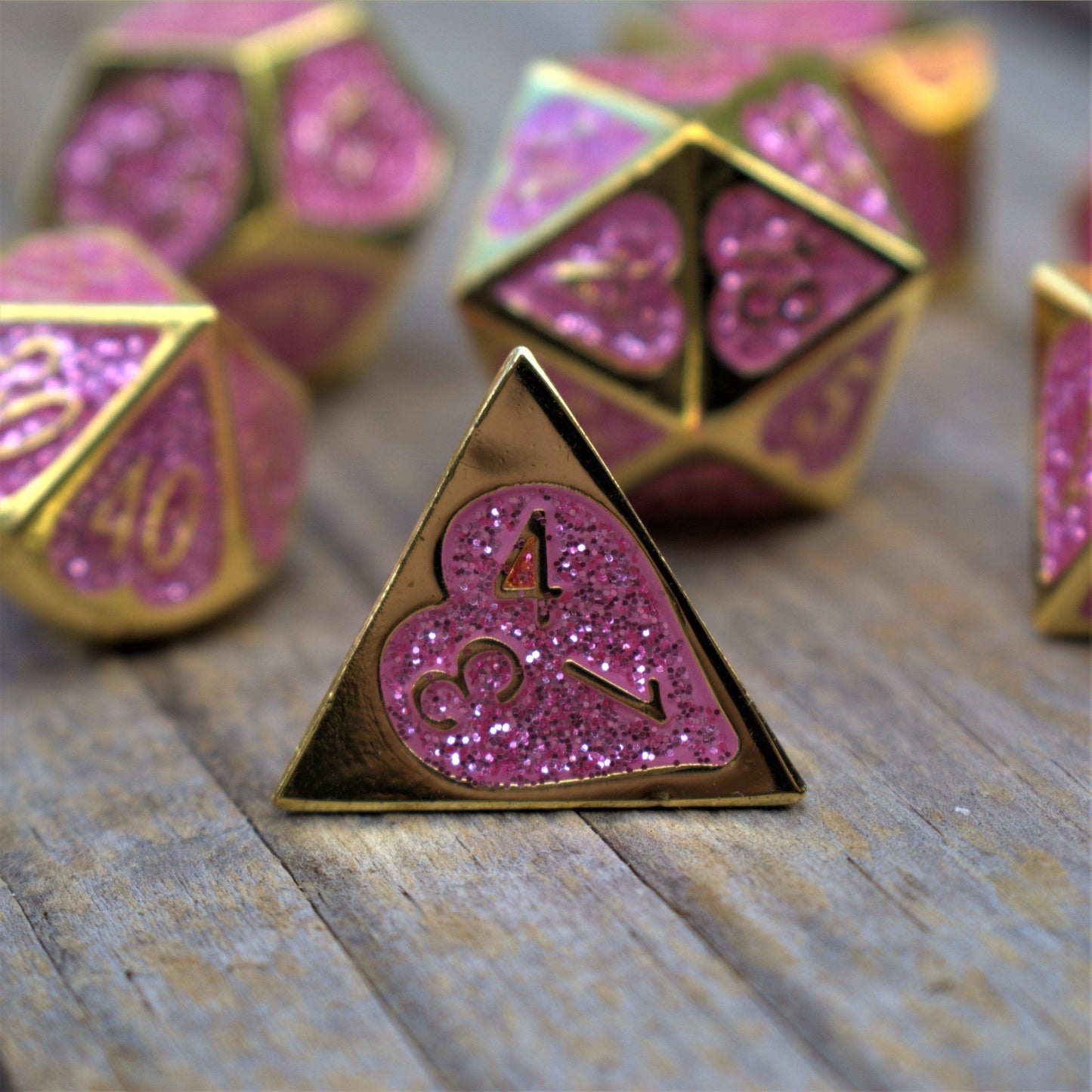 PRE-ORDER || Maiden Lillian's Heart Metal Dice Set